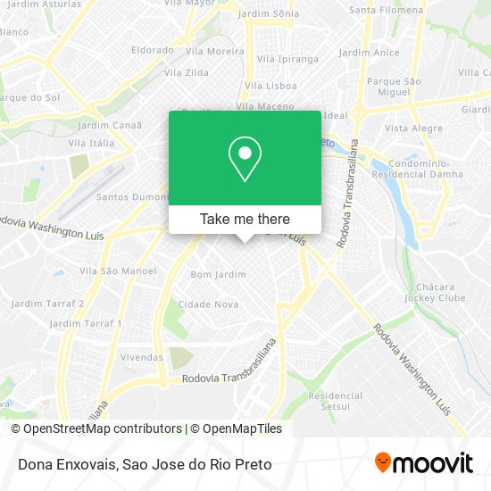 Dona Enxovais map