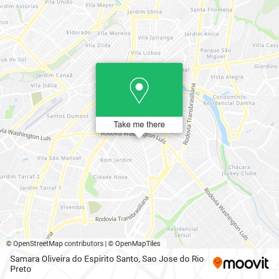 Mapa Samara Oliveira do Espirito Santo