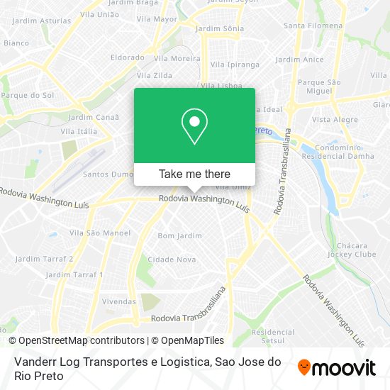 Vanderr Log Transportes e Logistica map