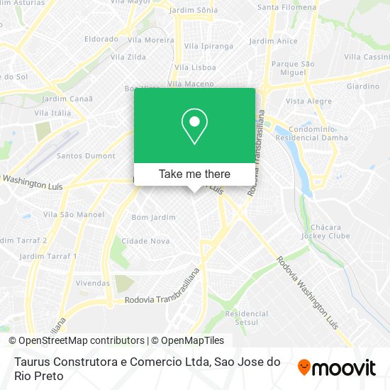 Taurus Construtora e Comercio Ltda map