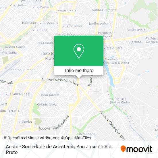 Austa - Sociedade de Anestesia map