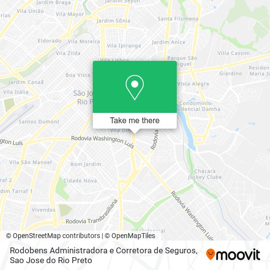 Rodobens Administradora e Corretora de Seguros map