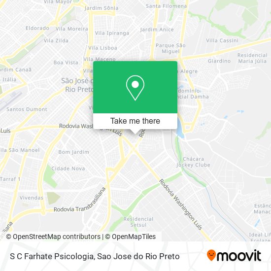 S C Farhate Psicologia map