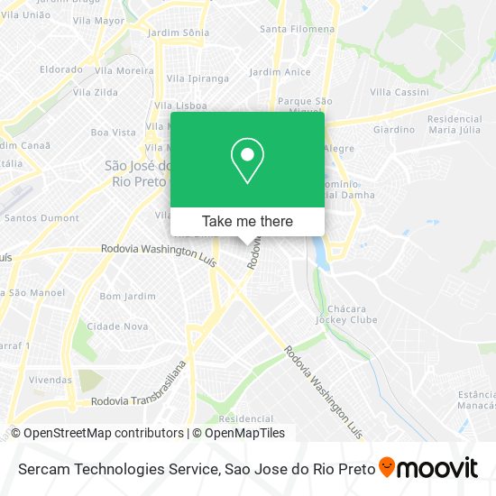 Mapa Sercam Technologies Service