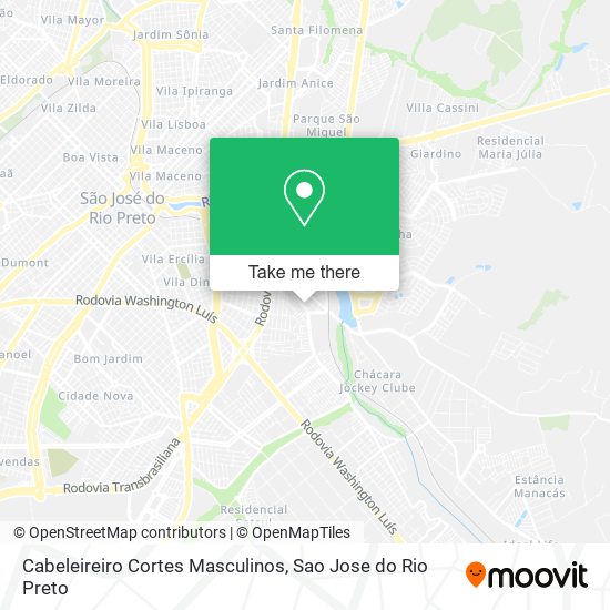 Cabeleireiro Cortes Masculinos map