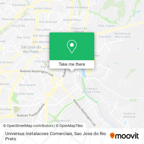 Universus Instalacoes Comerciais map