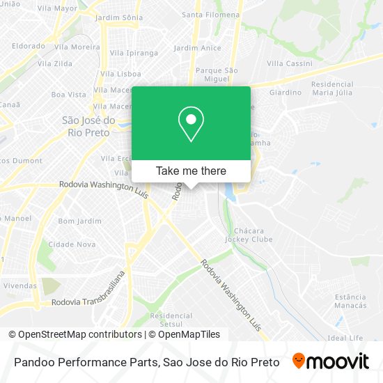 Pandoo Performance Parts map