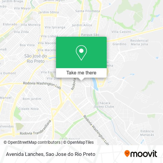 Avenida Lanches map