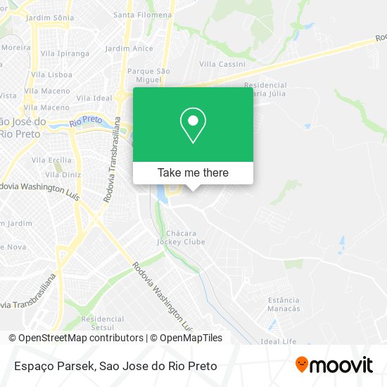 Espaço Parsek map