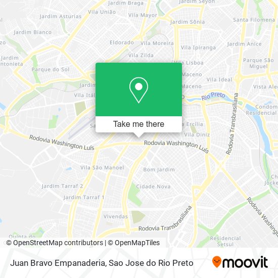 Mapa Juan Bravo Empanaderia