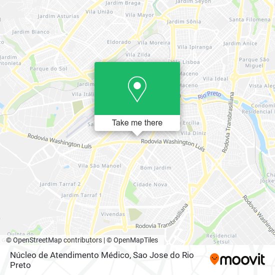Núcleo de Atendimento Médico map