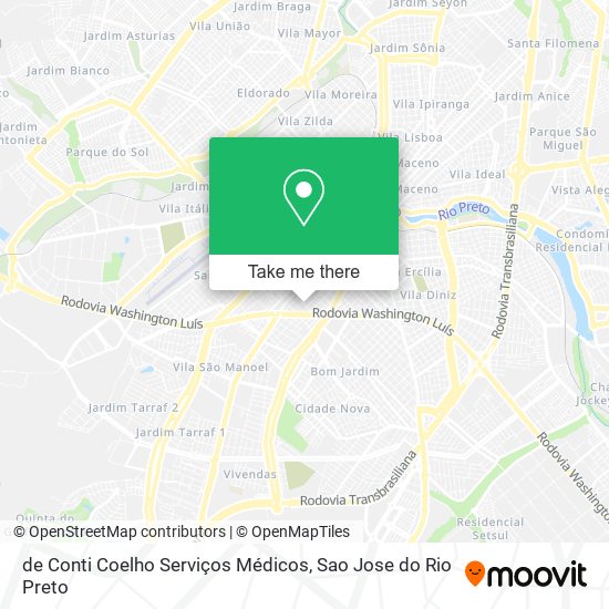 de Conti Coelho Serviços Médicos map