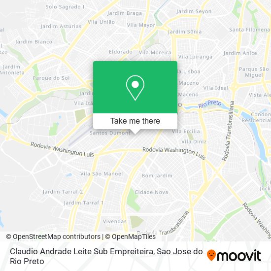 Claudio Andrade Leite Sub Empreiteira map