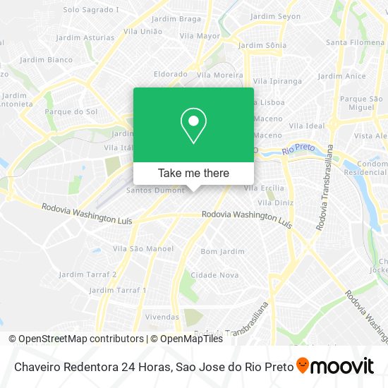 Chaveiro Redentora 24 Horas map