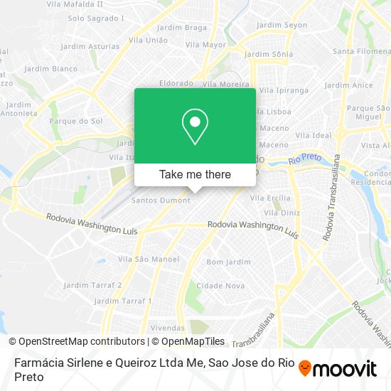 Farmácia Sirlene e Queiroz Ltda Me map