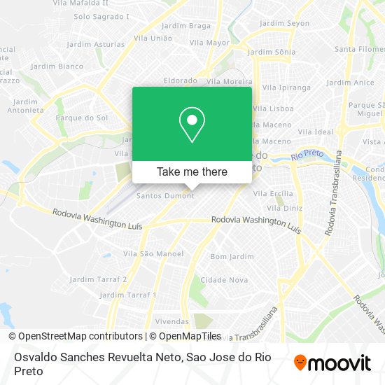 Osvaldo Sanches Revuelta Neto map