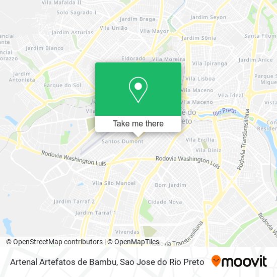 Artenal Artefatos de Bambu map