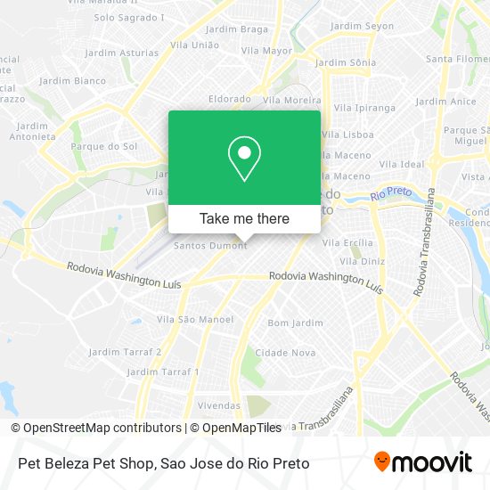 Mapa Pet Beleza Pet Shop