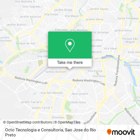 Mapa Octo Tecnologia e Consultoria