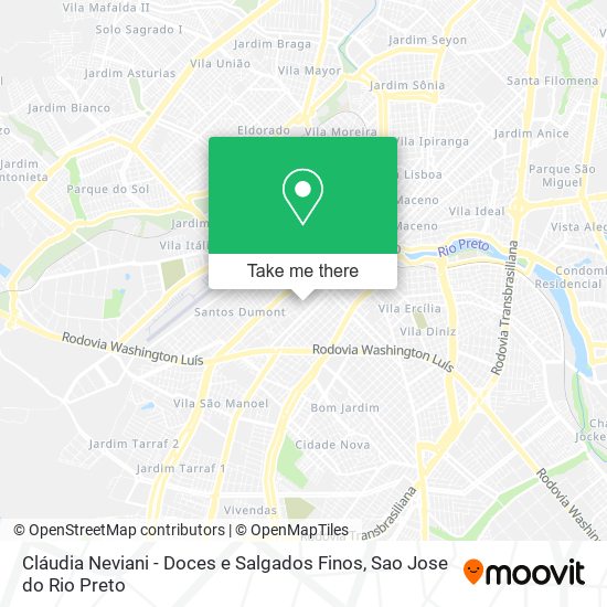 Cláudia Neviani - Doces e Salgados Finos map