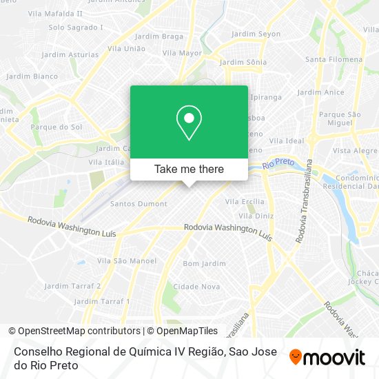 Conselho Regional de Química IV Região map