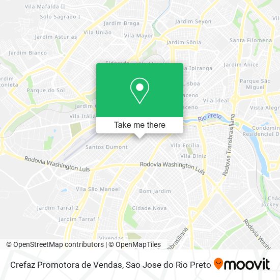 Crefaz Promotora de Vendas map