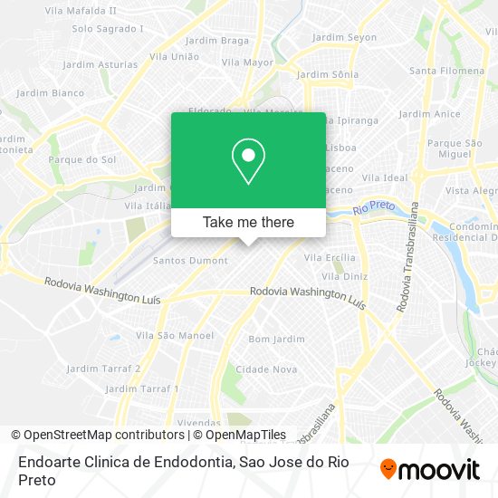 Endoarte Clinica de Endodontia map