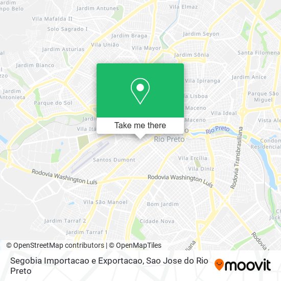 Segobia Importacao e Exportacao map