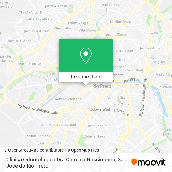 Clinica Odontologica Dra Carolina Nascimento map