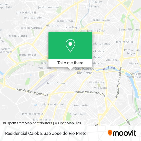 Residencial Caiobá map
