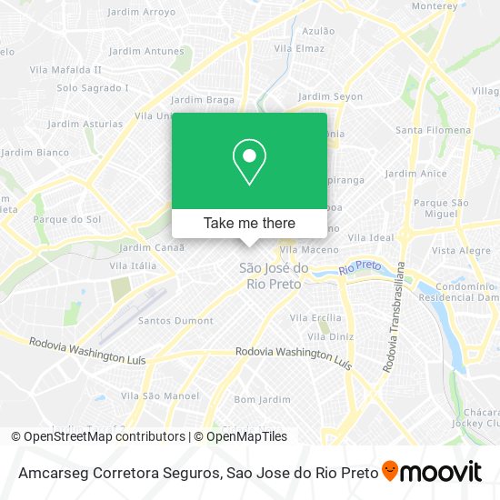 Amcarseg Corretora Seguros map