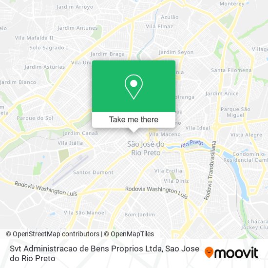 Svt Administracao de Bens Proprios Ltda map