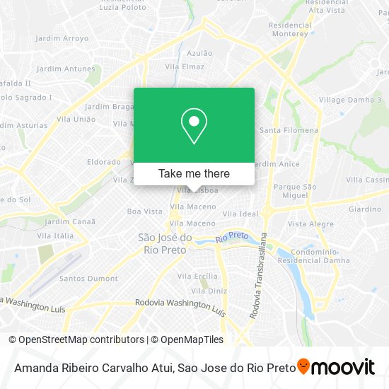 Amanda Ribeiro Carvalho Atui map