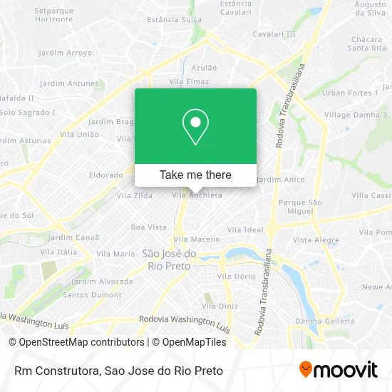 Rm Construtora map
