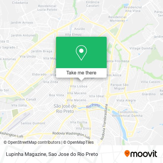 Lupinha Magazine map