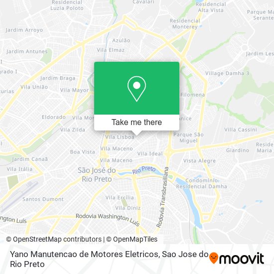 Yano Manutencao de Motores Eletricos map