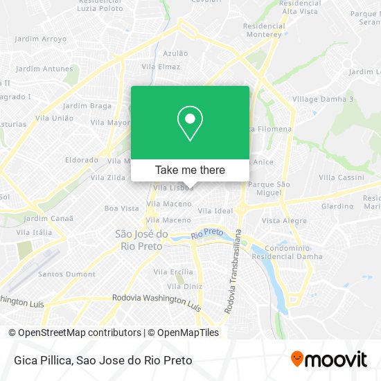 Gica Pillica map