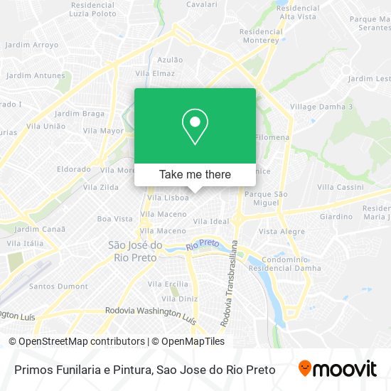Primos Funilaria e Pintura map