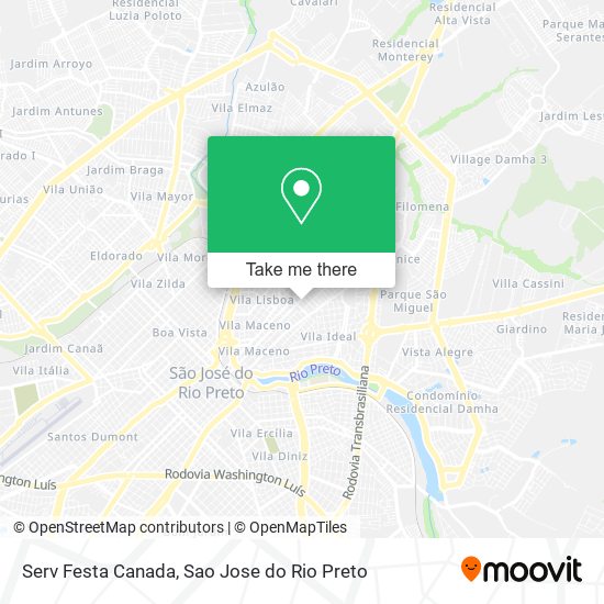 Serv Festa Canada map