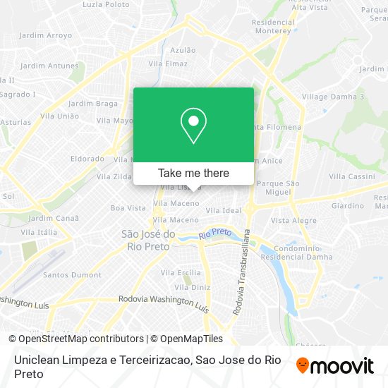 Uniclean Limpeza e Terceirizacao map