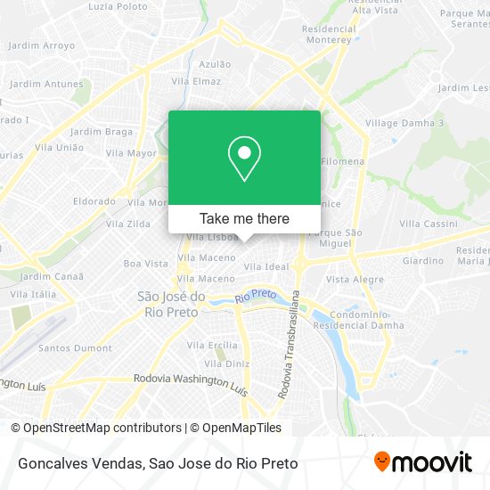 Goncalves Vendas map