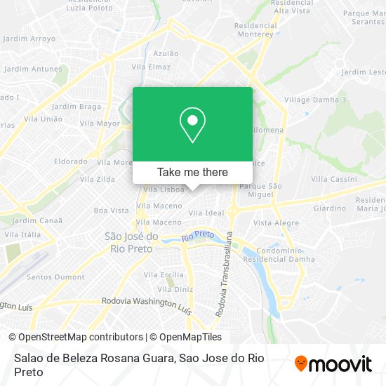 Salao de Beleza Rosana Guara map