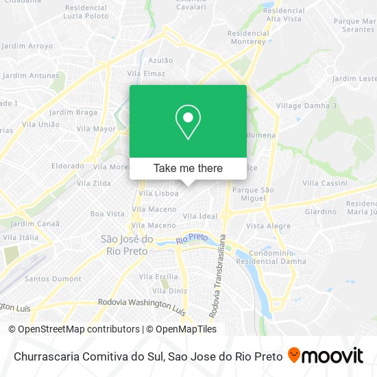 Churrascaria Comitiva do Sul map