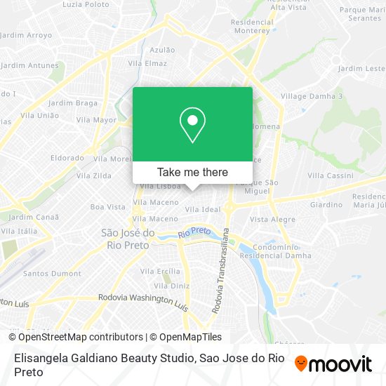 Elisangela Galdiano Beauty Studio map