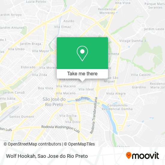 Wolf Hookah map