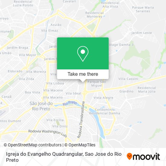 Igreja do Evangelho Quadrangular map