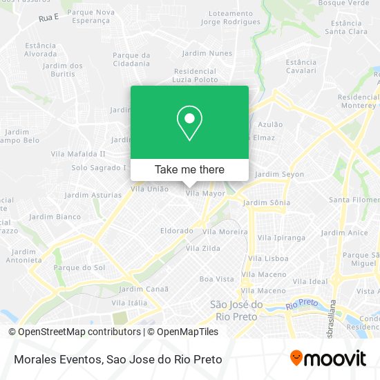 Morales Eventos map