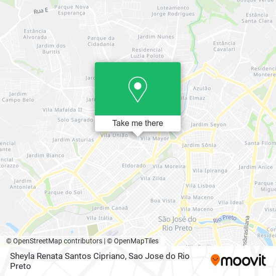 Sheyla Renata Santos Cipriano map