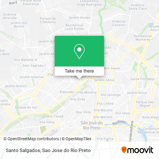 Santo Salgados map