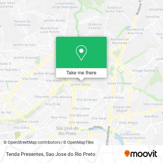 Tenda Presentes map
